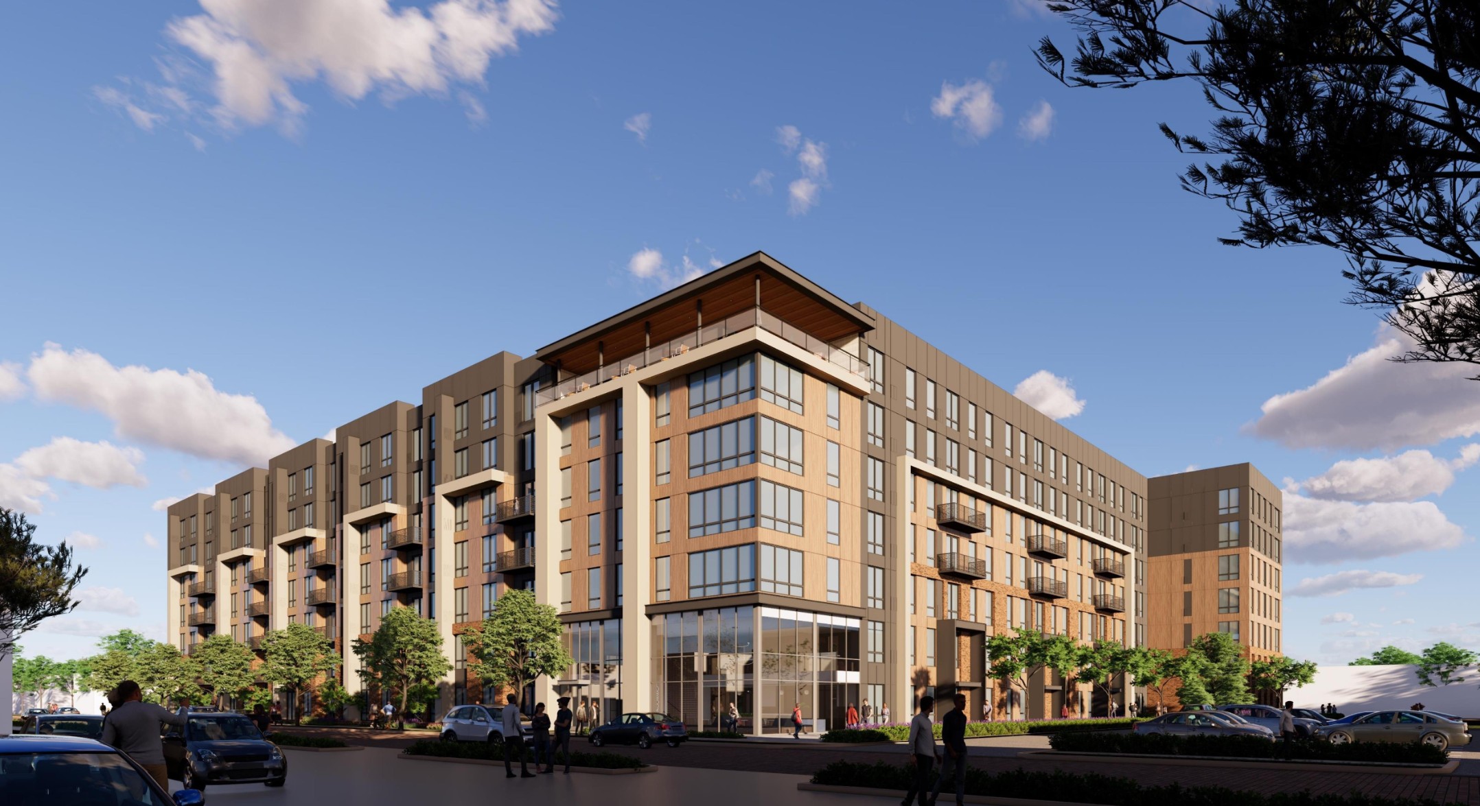 Rendering of Troubadour student apartments